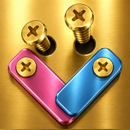 أيقونة Screw & Bolt: Wood Puzzle